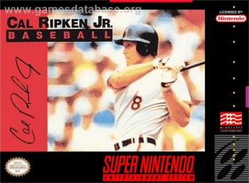 Cover Cal Ripken Jr. Baseball for Super Nintendo